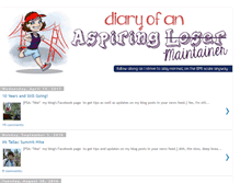 Tablet Screenshot of diaryofanaspiringloser.com